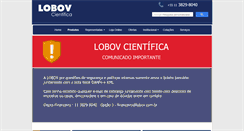 Desktop Screenshot of lobov.com.br